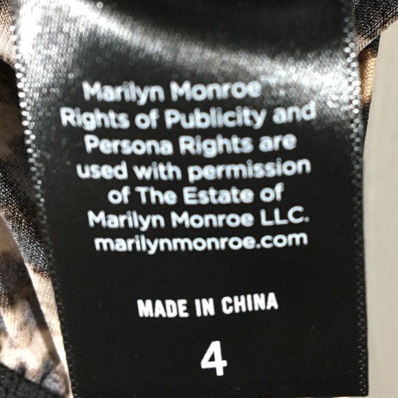 Torrid X Marilyn Monroe Collection Leopard Animal Print Ruched Midi Dress Size 4 - Picture 7 of 9